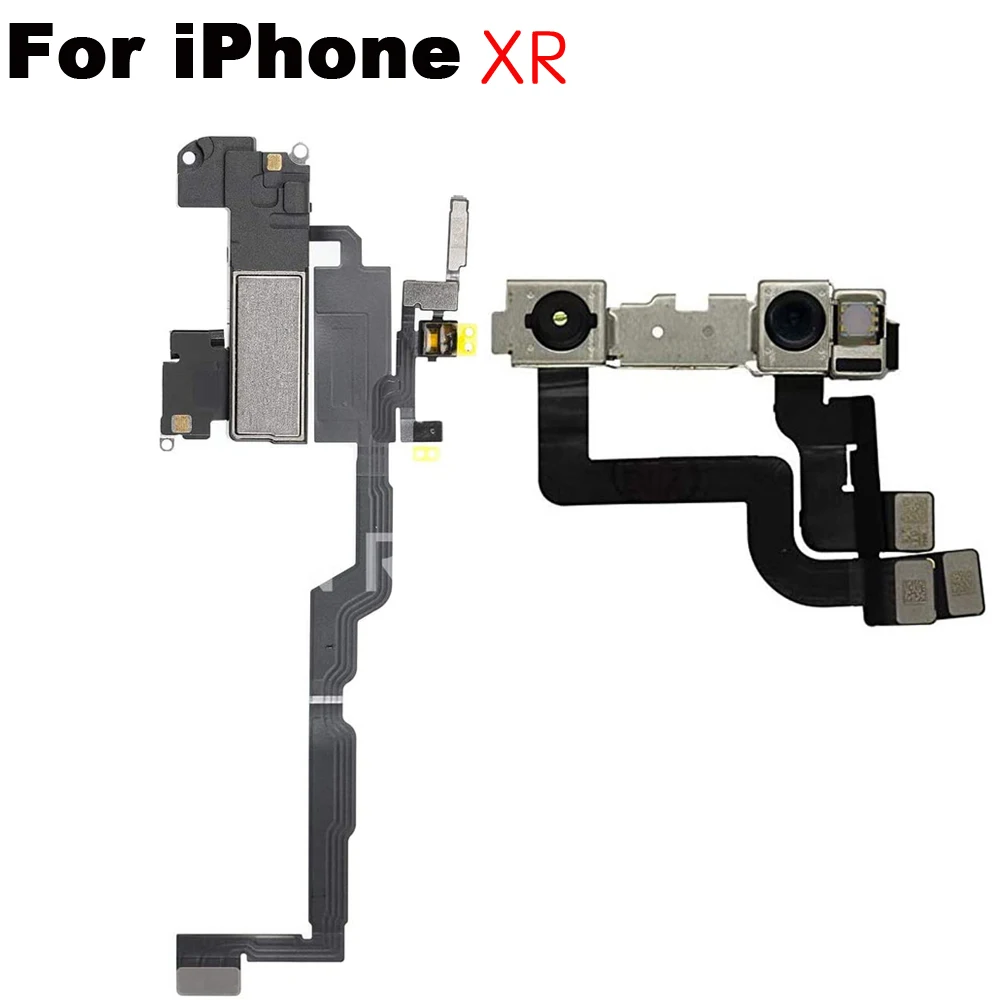 Ear Speaker With Microphone Flex For iPhone X XR XS Max Front Camera With Sensor Flex Cable NO Face ID