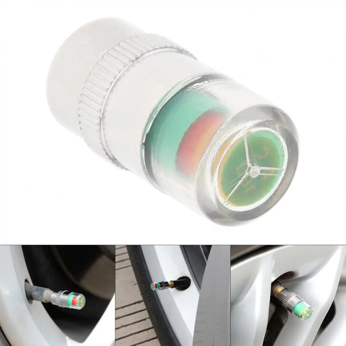 2.4 Bar 36 Psi Car Tire Pressure Monitor Valve Cap Sensor Indicator Diagnostic Tools