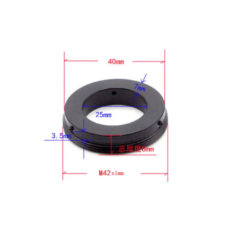 Adattatore per fotocamera adattatore da 25mm a M42 x1 per obiettivi su elicidi spedizione gratuita