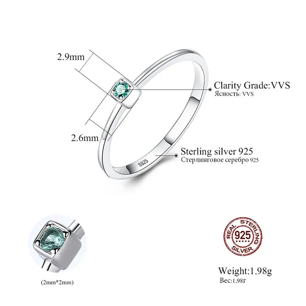 PAG&MAG Real 925 Sterling Silver Ring Gree Red Topaz Rings For Women Gemstone Engagement Rings Silver 925 Jewelry Anillos Mujer