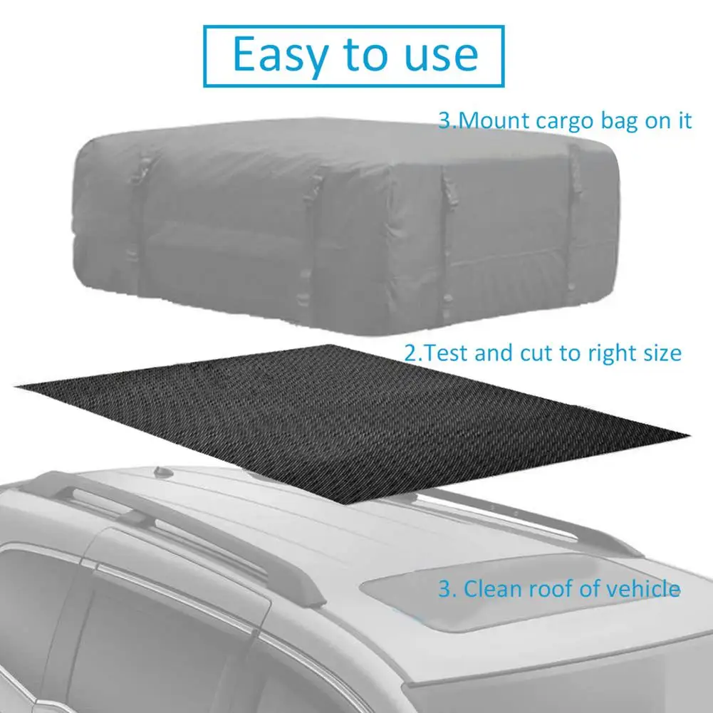 90x120cm Car Roof Anti-slip Mat Luggage Bag Anti-slip Pad Car Roof Anti-scratch Mat Home Anti-slip Mat Automotive Exterior Parts