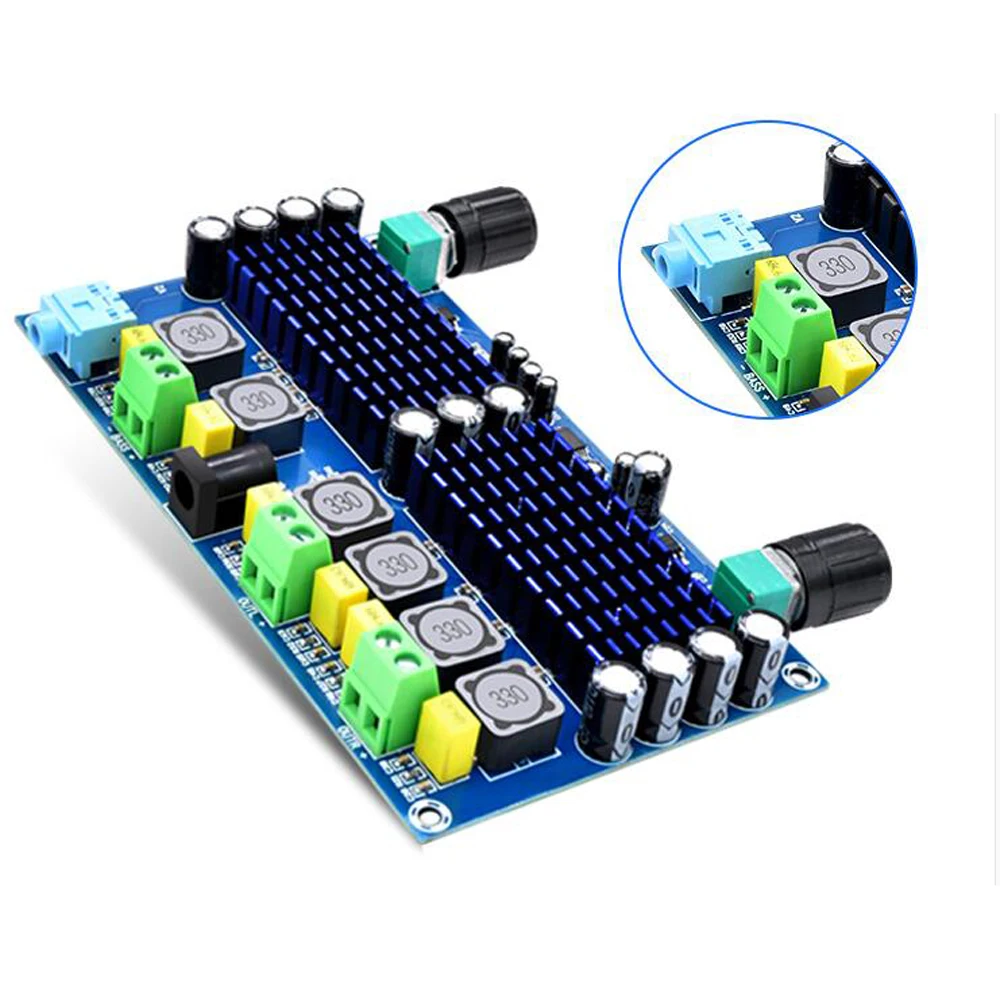 50W * 2 + 100W 디지털 파워 앰프 TPA3116D2, 듀얼 채널 오디오 앰프 보드