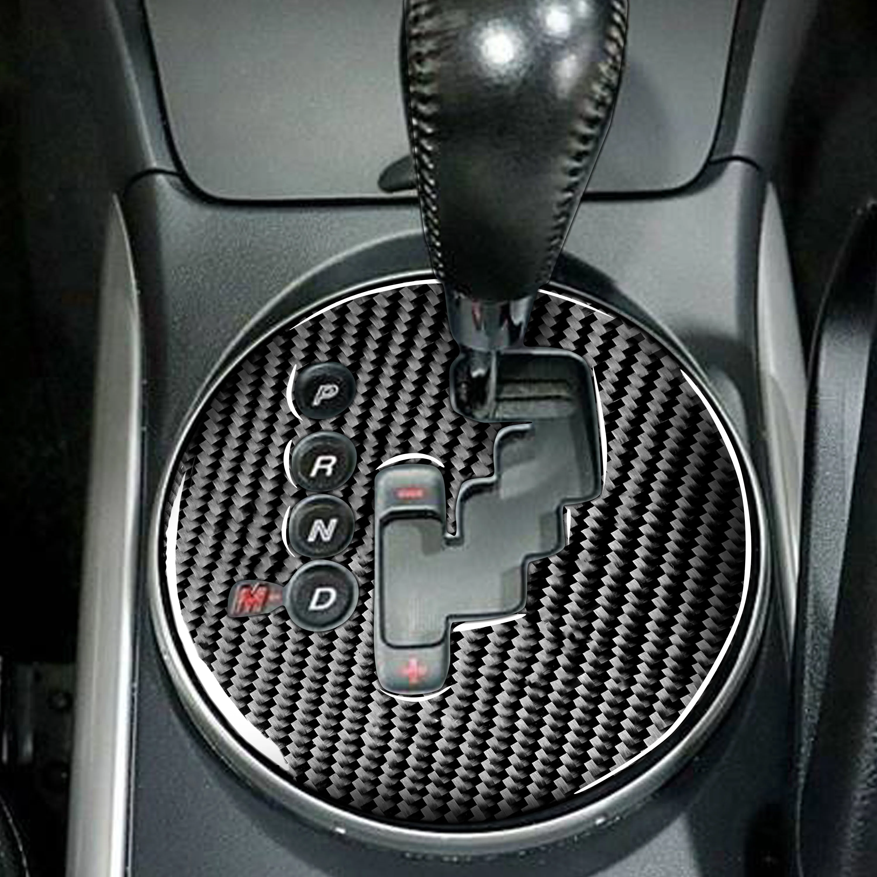 For Mazda RX 8 RX8 SE3P JM1FE 2004 2005 2006 2007 2008 Accessories Car Interior Carbon Fiber Sticker Gear Air Outlet Decoration