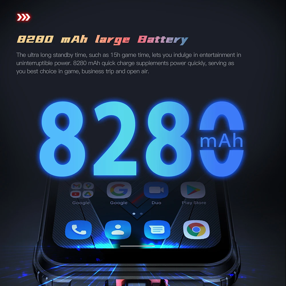 TWAV-Smartphone Cyber 7 5G, téléphone robuste, écran FHD + de 6.3 pouces, 8 Go de RAM, 128 Go, batterie Dean 8280mAh, caméra principale 48MP, NDavid, 2021