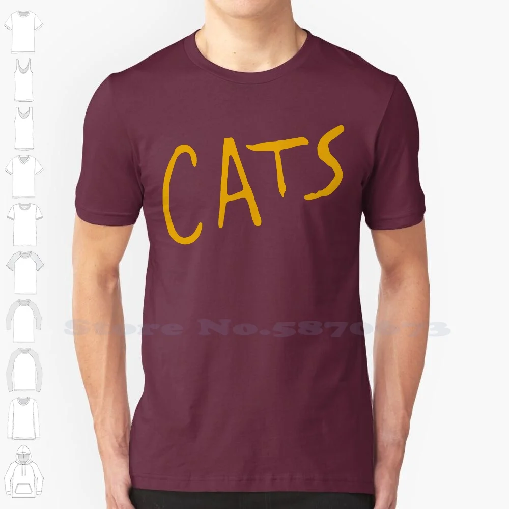 Rare Cats Broadway Musical Show Logo Men's Black T Shirt Size S M L Xl 2xl 3xl New T Shirt Men Fashion T Shirts