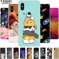 Soft Silicone Cover For Xiaomi Mi Max 3 Case Mix2s Max2 Phone Cases for Xiaomi Mi Mix 3 2s Cover TPU Coque Max3 Mix3 Cartoon