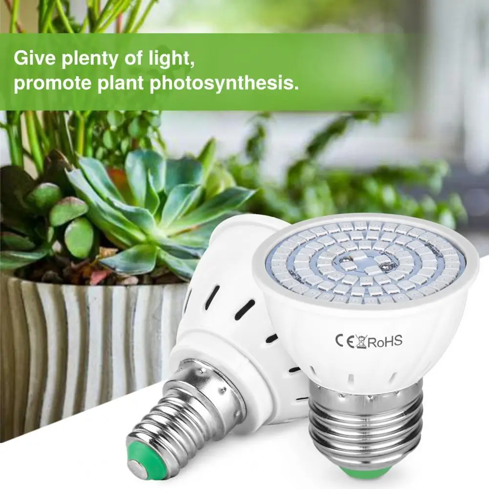 E27/E14/B22/GU10/MR16 LED Grow Light Bulb High Temperature Resistance Easy to Install Super Bright Plant Grow Lamp f