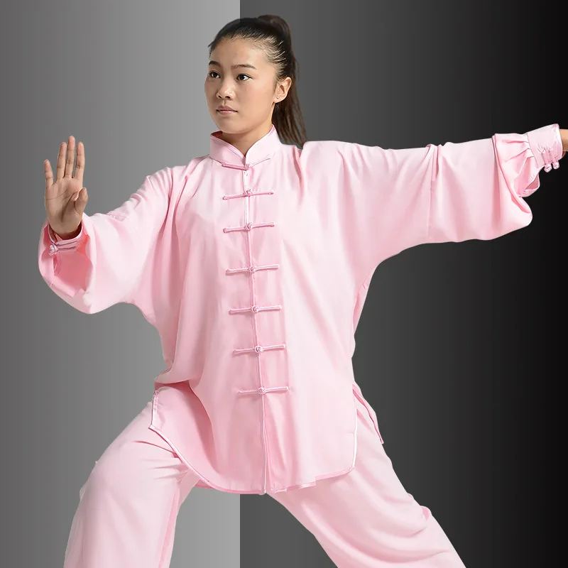 Women Men Unisex Tai Chi Kungfu Uniform Yoga Set Chinese Traditional Loose Sweatshirt+pant Jogger Casual Outfit Martial Arts Set