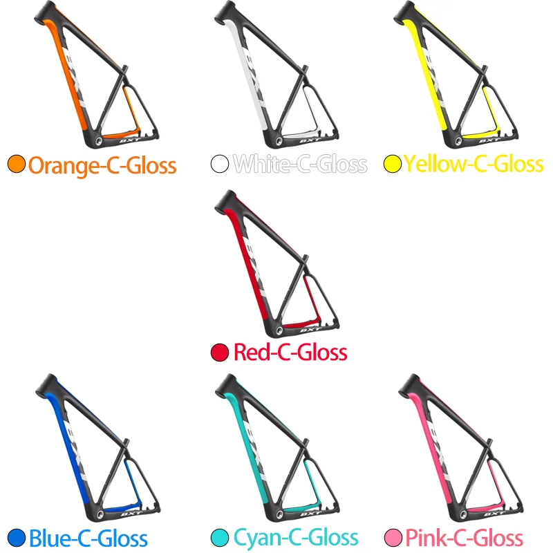 Full Carbon MTB Boost Frame, 29er Carbon Fietsframe, 148x12mm Frameset S M L Mountainbike Frames, 160mm Schijfrem