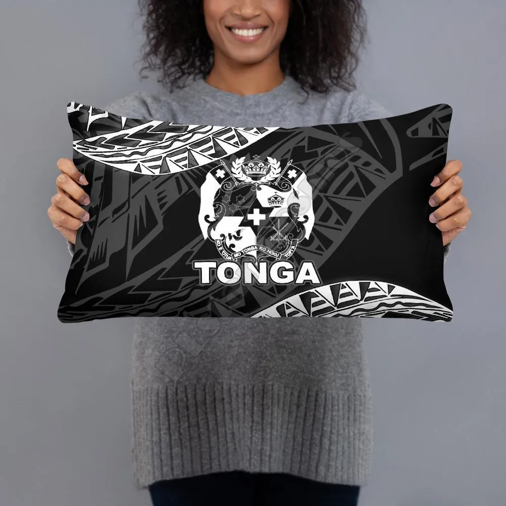 Tonga Polynesian Pillow Black Seal Pillowcases Throw Pillow Cover Home Decoration