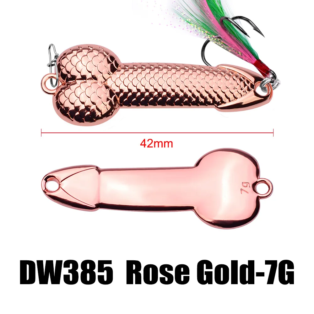 3g-36g Penis Löffel Pailletten Köder Minnow Harte VIB Klinge Köder Penis Köder Swimbait Crankbait Spinner Bass mit Drillinge – Detail 7