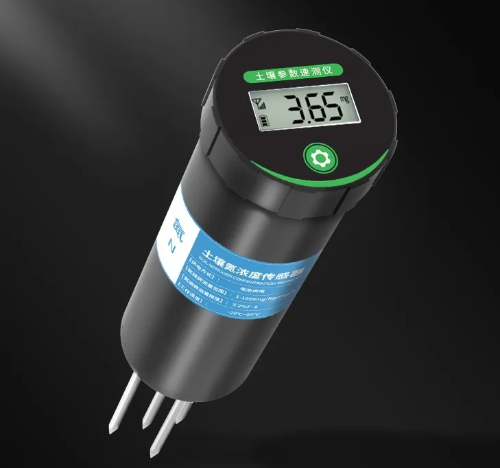 

Soil Nitrogen, Phosphorus and Potassium Rapid Measuring Instrument Fertility Temperature and Humidity N K P PH Sensor