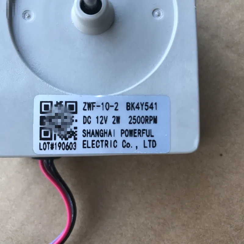 Refrigerator freezing fan motor freezing fan zwf-10-2 bk4y541 motor