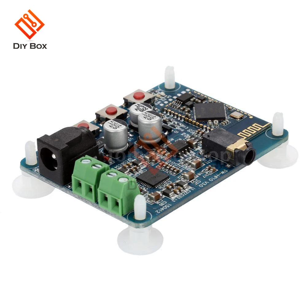 PAM8610 Bluetooth 4.0 Audio Amplifier Board Player Module DC12V 2X10W Dual Channel Stereo HiFi amplifier for speakers AMP stereo