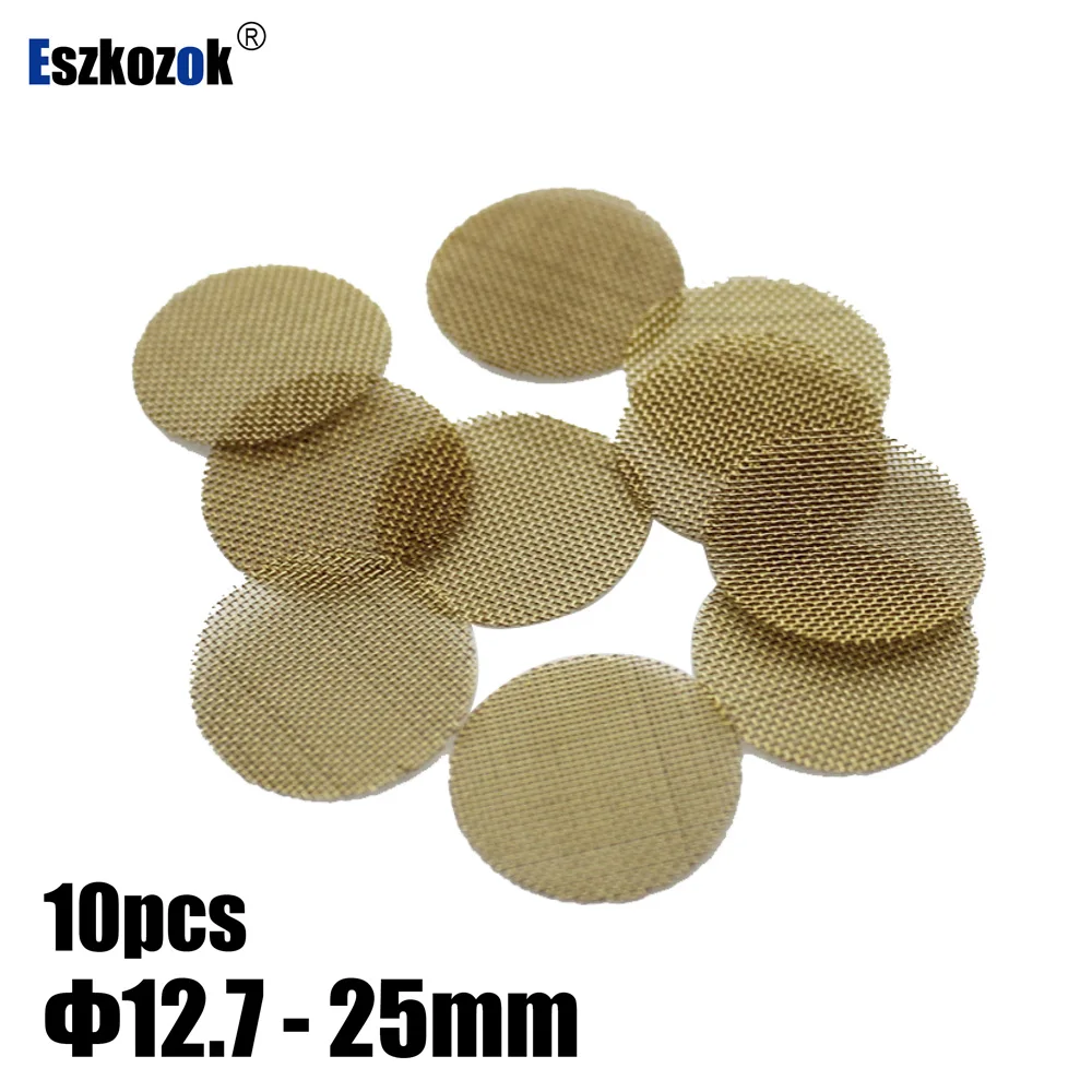 Brass Smoking Screens For Pipes 8mm 12.7mm 15mm 16mm 19mm 20mm 25mm