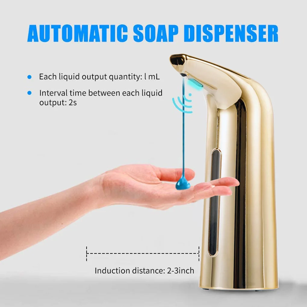 400ml Touchless Gel Dispenser Infrared Sensor Hand Wash Dispenser Kitchen Bathroom Automatic Hand Washing Tool