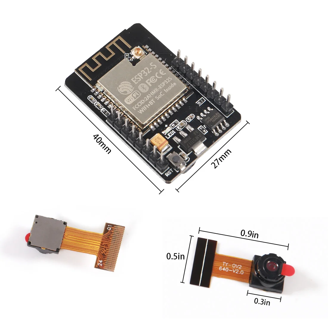 New OV2640 Camera+ESP32-CAM-MB WIFI ESP32 CAM 5V Bluetooth Development Board MICRO USB to Serial Port CH340G Nodemcu for Arduino