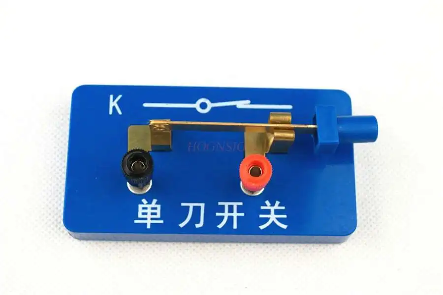 Single pole single throw switch teacher demonstrates magnetic type single gate switch physical electrical experiment pure copper