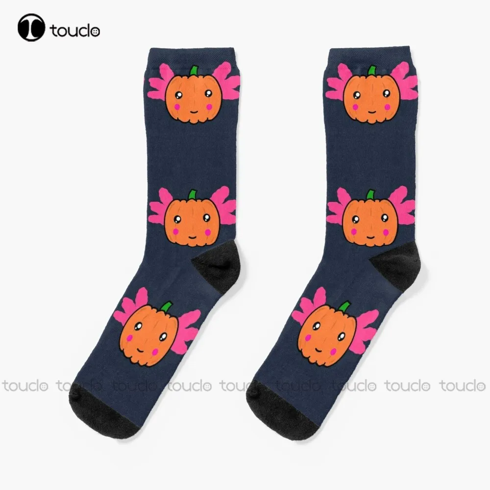 

Halloween Axolotl Socks Work Socks Personalized Custom Unisex Adult Teen Youth Socks Halloween Christmas Fashion New Gift Gift
