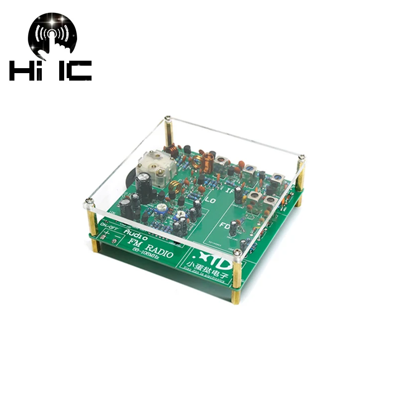 FM DIY วิทยุอิเล็กทรอนิกส์การเรียนรู้ประกอบชุดอะไหล่ออกอากาศวิทยุชุดการฝึกอบรม Fully Discrete เครื่องรับวิทยุ
