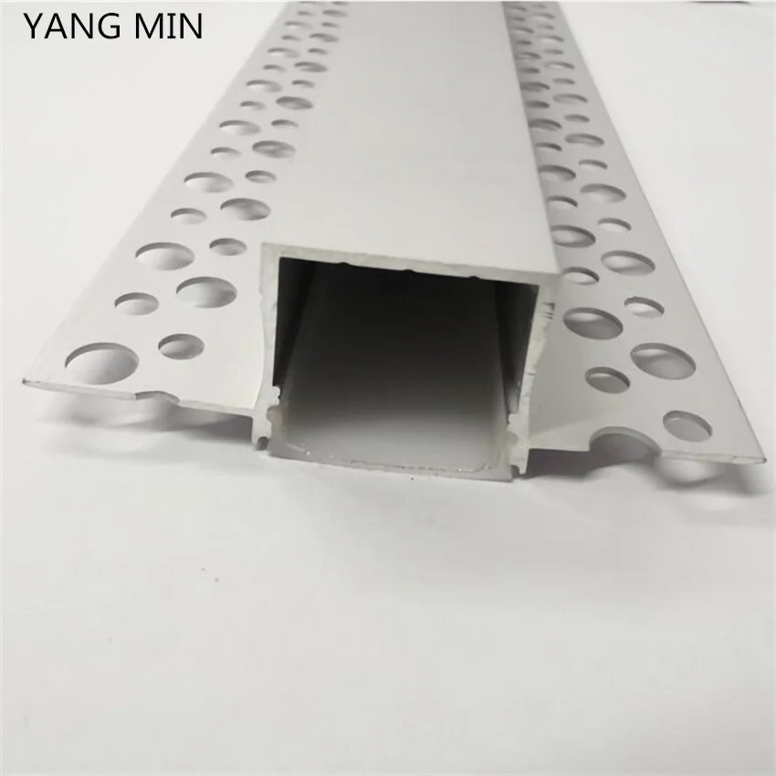 

2m/pcs Free Shipping Gypsum Strip Channel Led Plaster Profile Recessed Drywall Aluminum For Ceiling Wall