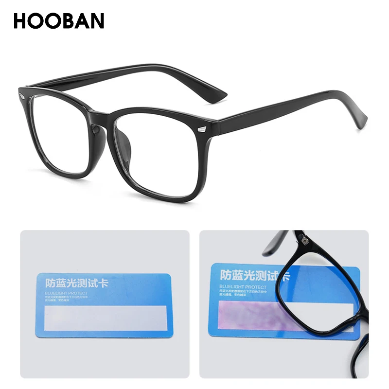 Stylish Blue Light Blocking Glasses Men Women Fashion Square Real Anti Blue Ray Glasses Male Computer Protective Eyeglass