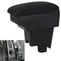 For Renault Logan Armrest Box Logan 1-2 Universal Car Central Armrest Storage Box modification accessories
