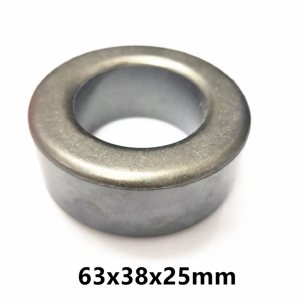 1 sztuk wewnętrzna 38mm rdzeń ferrytowy do transformatora 63X38X25mm Balun koralik EMI filtr pierścień ferrytowy RF dławik koralik ferrytowy