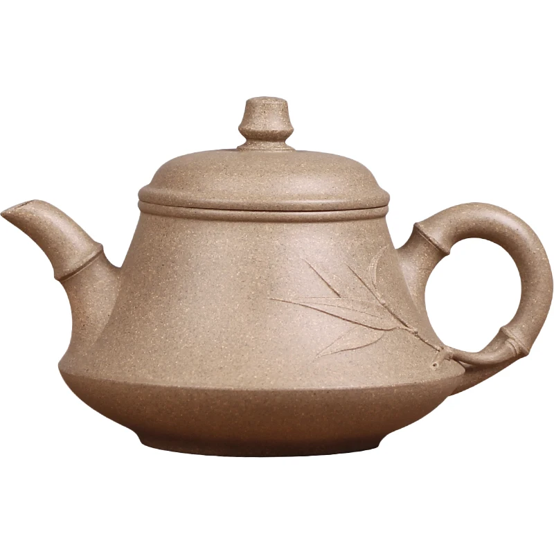 |yixing recommended pure manual undressed ore green Duan Yu work miss wu dai li teapot tea countries half a hand-made