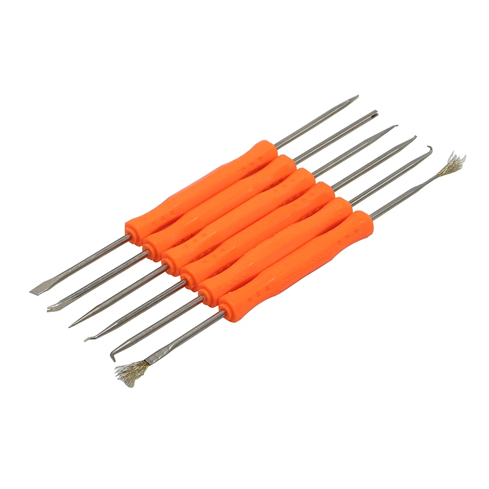 Strumento dissaldante 6 in 1 Fluxing Tool 6 Piece Set di strumento di saldatura SA-10 circuito elettronico saldatura Aid
