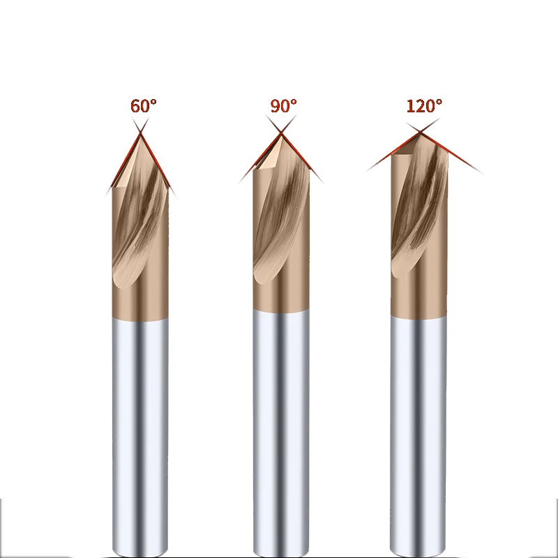 Punta da trapano centrale in metallo duro 60 90 120 gradi HRC50 HRC55 trapano per centraggio in acciaio al tungsteno NANO rivestimento macchina utensile CNC