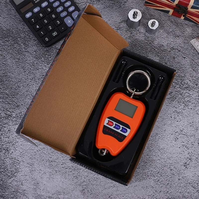 E5BE Hanging Scale 200kg/441lb Digital Industrial Heavy Duty Crane Scale Digital Scale Applicable Hunting Farm Construction