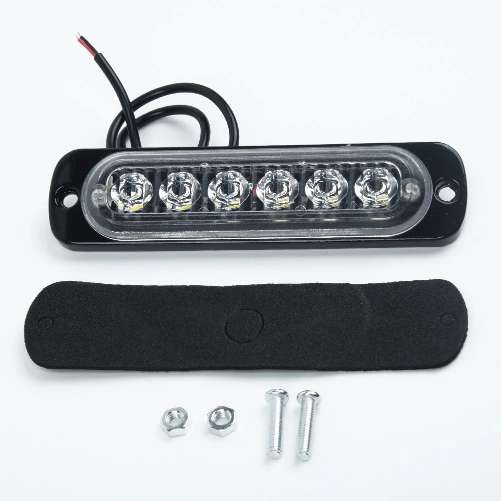 6 LED Car Work Light Bar Emergency Lights Driving Fog Lamp Worklight For Off Road SUV 4WD Auto Car Boat Truck Accessories