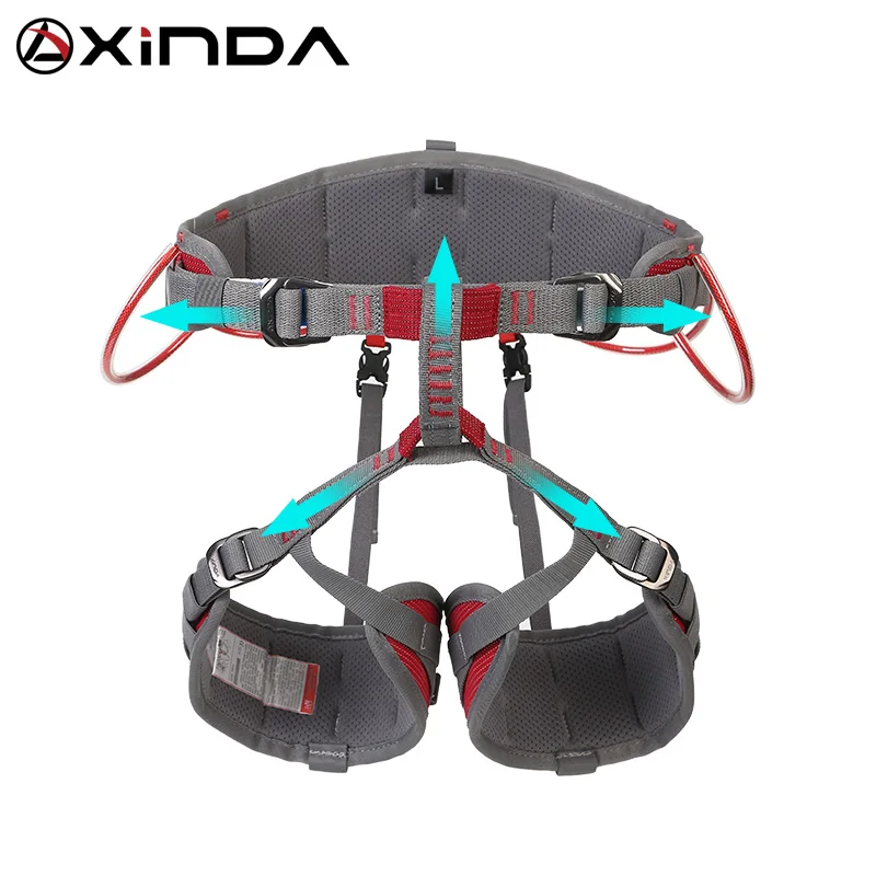 XINDA Camping Half Safety Belt Rock Climbing Outdoor Expand Training Half Body Harness Protective Supplies Survival Equipment