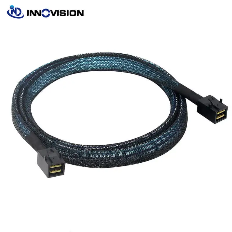 New Mini HD SFF8643 to SFF8643 12G Server cable Raid HDD Connect Card Cable
