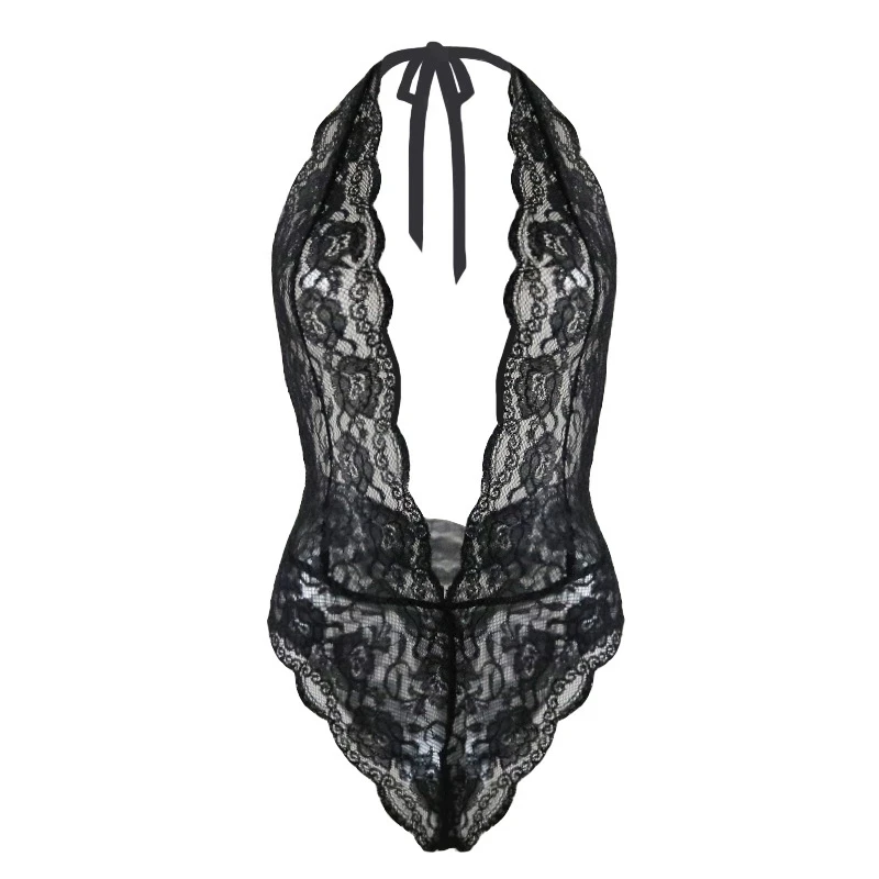 Plus size Sexy Lace Lingerie Women Erotic Open Crotch Underwear Sexy Costumes Teddy Porn Sex Lenceria Mujer Temptation Corset