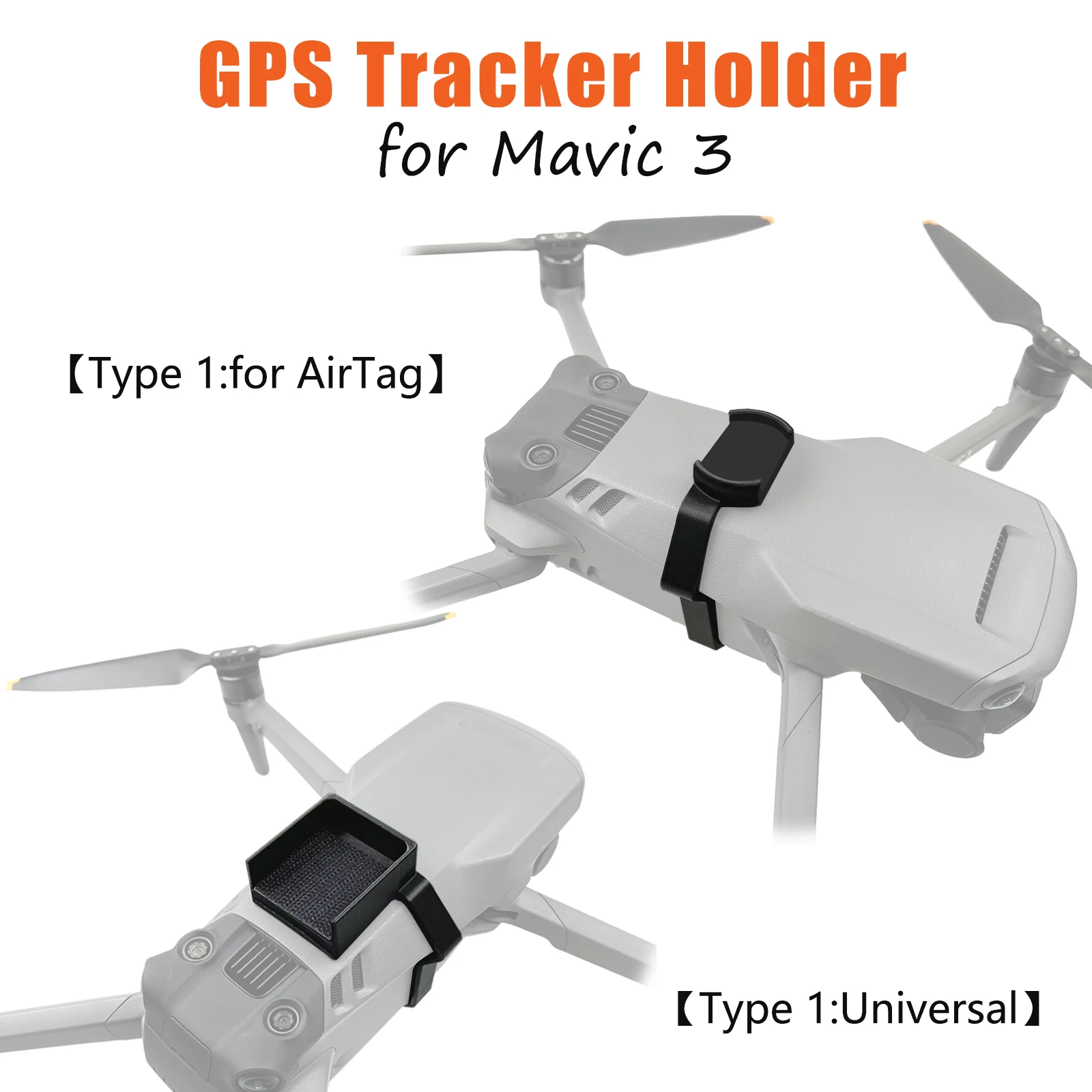 Mavic 3 GPS Tracker Holder Airtag Fixing Mounting Bracket Locator Machine Fixing Clamp for Mavic 3 Drone Anti-loss accessories