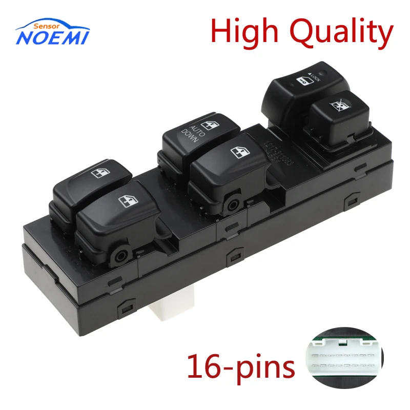 YAOPEI Front left driver side window electric switch for Hyundai Elantra HD 2007-2010 93570-2H110 935702H110