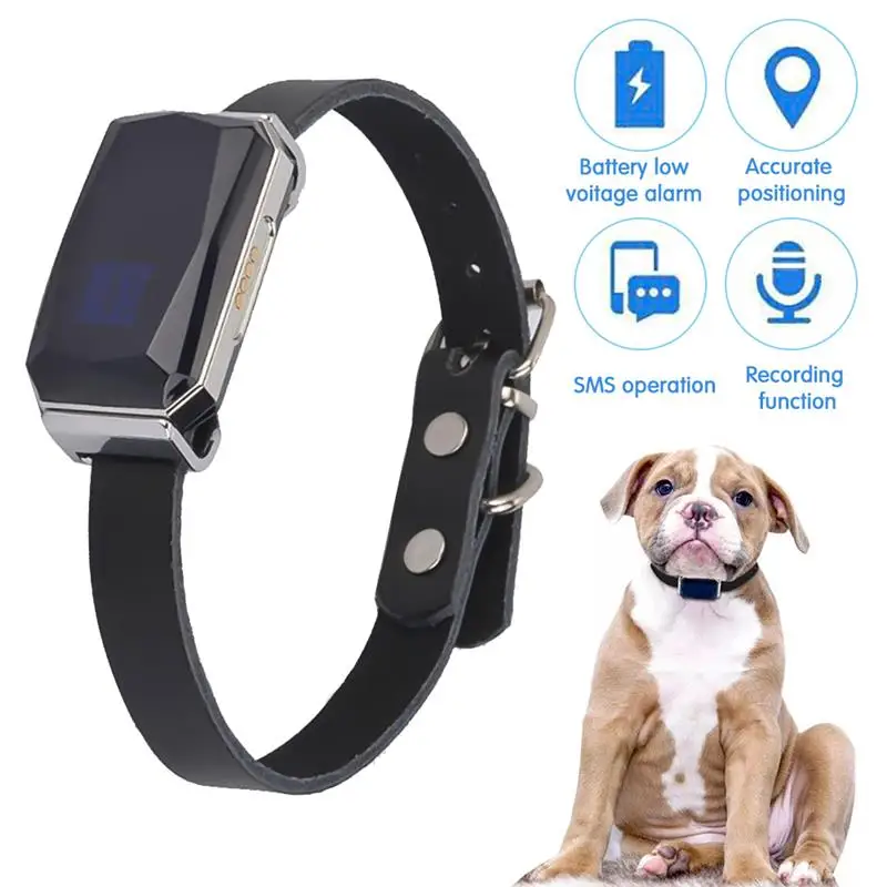 D2 GPS Smart Waterproof Pet Locator Universal Waterproof GPS Location Collar For Cats And Dogs  Positioning Tracker Locating