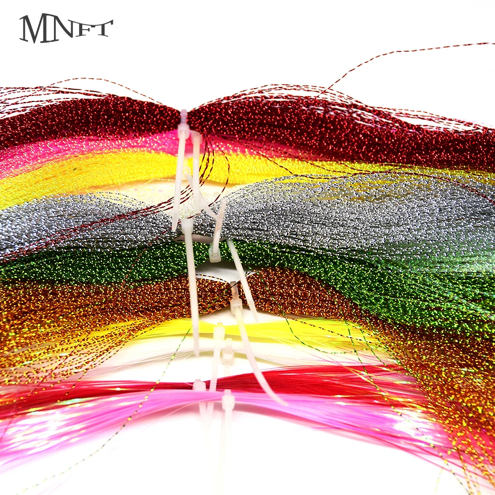 Material para atar moscas MNFT – Flashabou espiral y Crystal flash