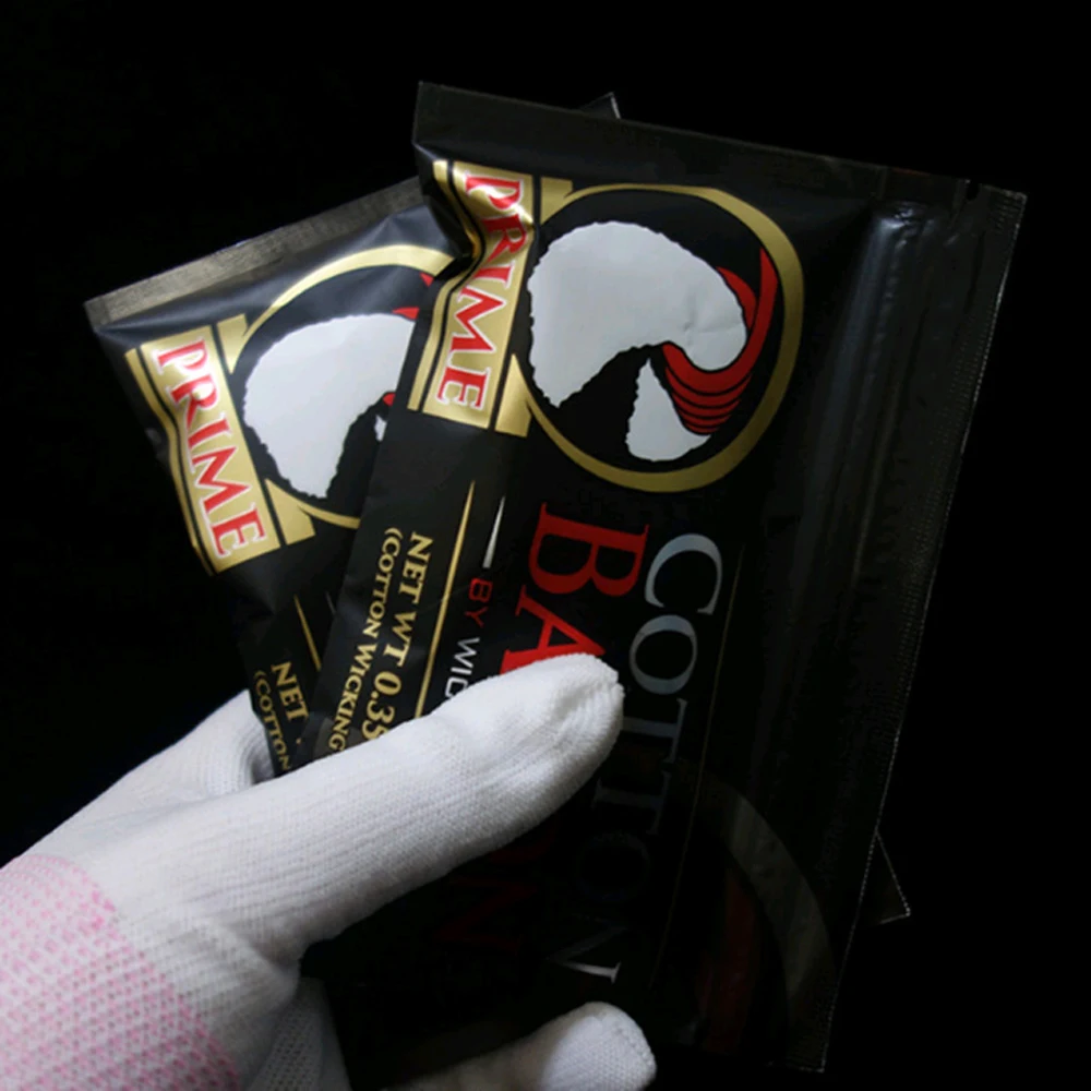 10 Pak 2.0 Katun Bacon Vape Kapas Bacon Rokok Elektronik Cocok untuk RDA RTA RBA Tangki Penyemprot Vaporizer E-rokok Pod Mod