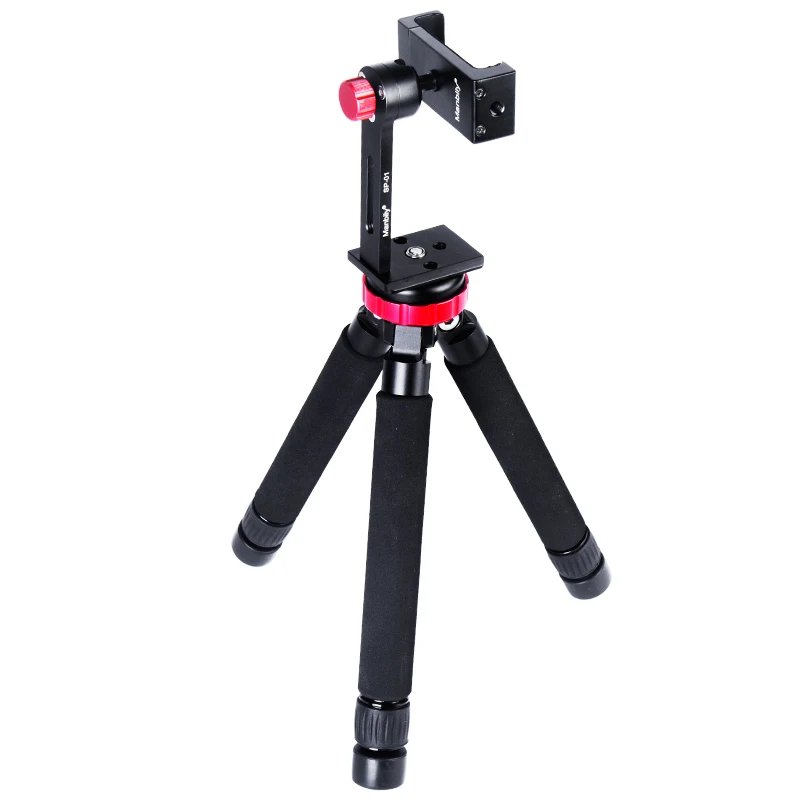 Manbily MT-02 Mini Table Aluminum Tripod for Mirroless Cellphone Gorpo Compact Camera shooting Go Pro Hero Phone Tripod Tripe