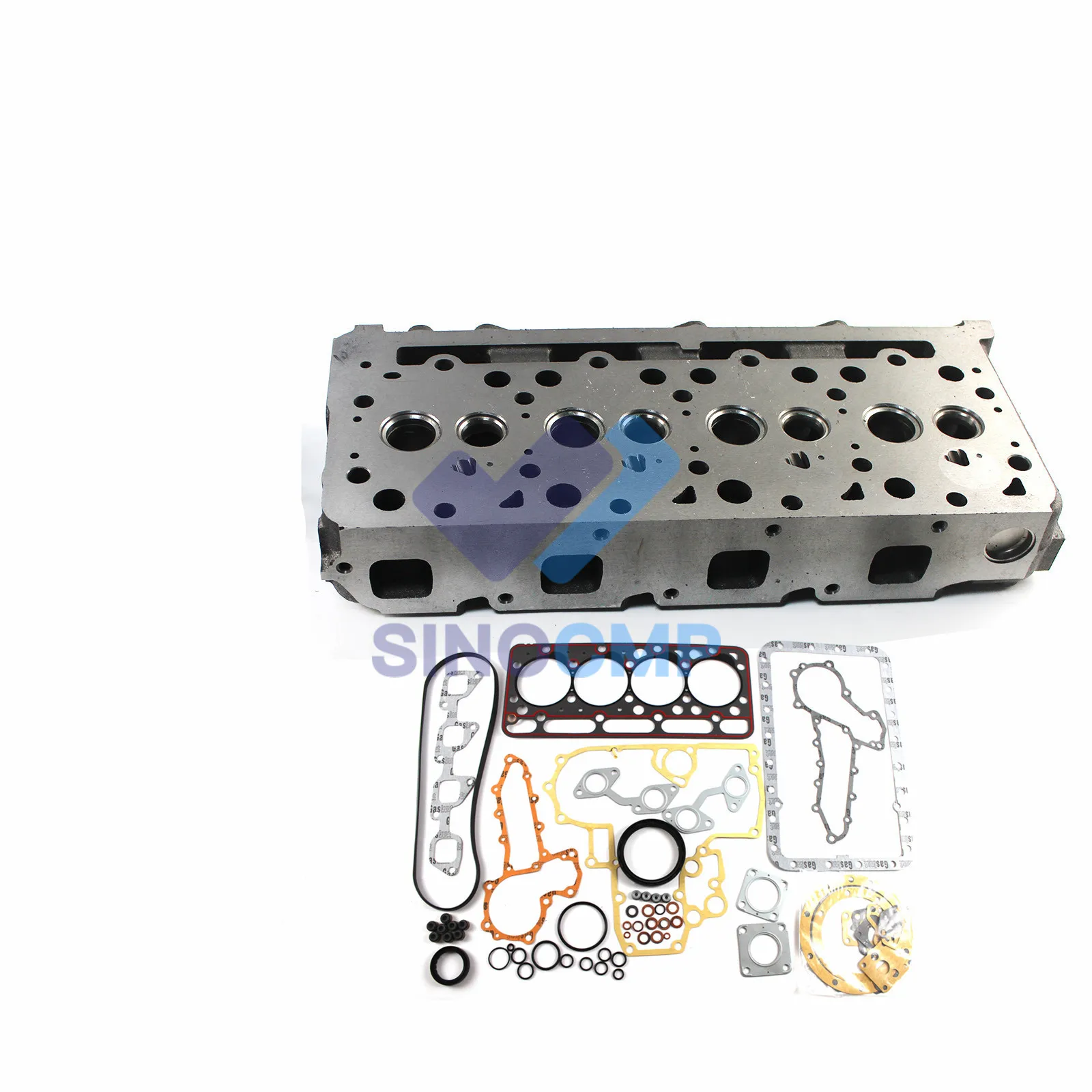 

V2203 V2203-M V2203B V2203T Cylinder Head & Gasket Kit and Upper Gasket For Kubota