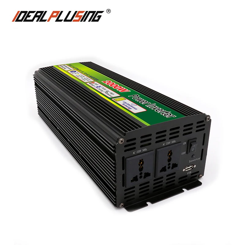 12v 24v to 220v 230v 240v DC to AC Modified wave inverter 2000W power inverter from IDEALPLUSING