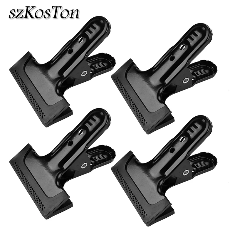 4 sztuk/3 sztuk/2 sztuk/1pc metalowy klips tło wsparcie zaciski tylne zdjęcie fotografia studyjna tło stojak uchwyt akcesoria