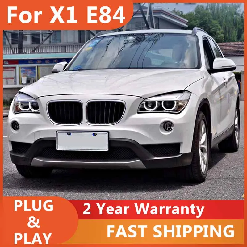 

KOWELL Car Styling for BMW E84 X1 led headlights 2009 2010 2011 2012 2013 2014 E84 led drl HID KIT Bi Xenon Lens low beam