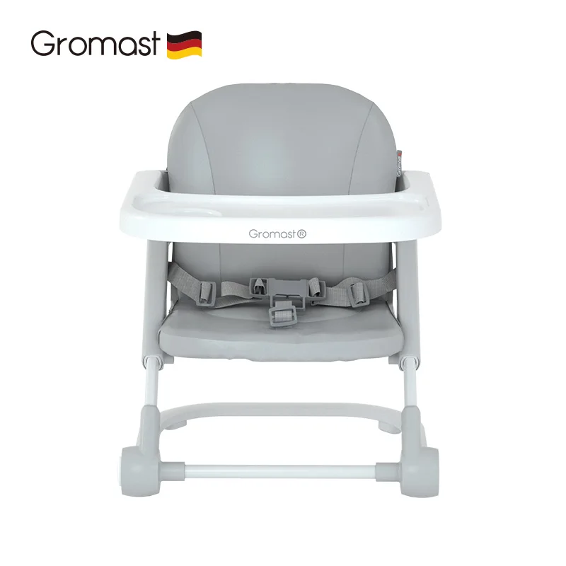 Gromast Light portable and foldable children booster seat for dining chair baby eating seat adjustable baby table chair for kids