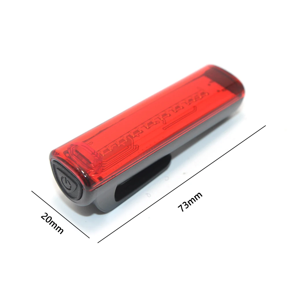 MTB Bicycle Rear Light LED Bike Light 5 Modes USB Rechargeable Red Taillight Waterproof Night Safety Warning Cycling Lights