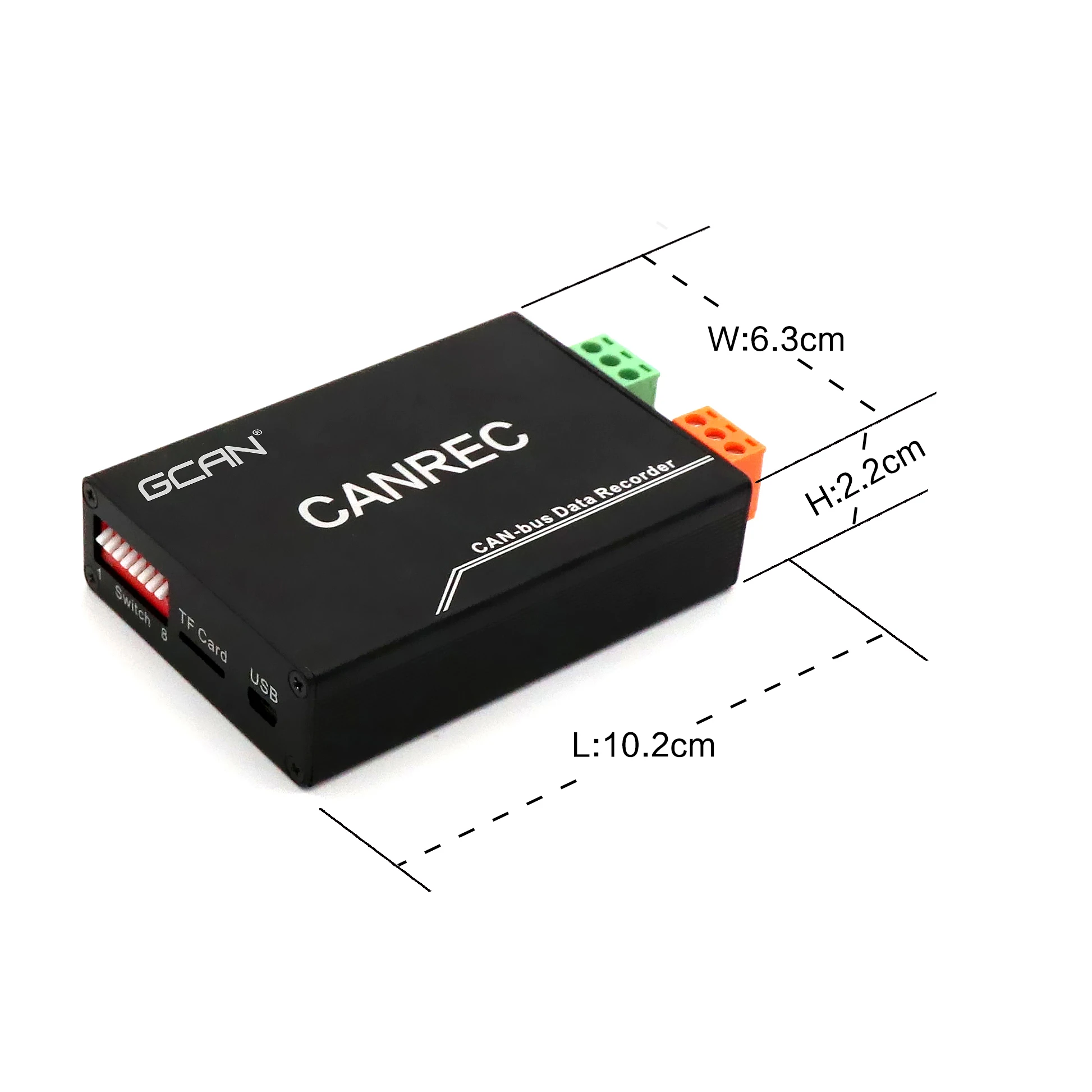 Geïntegreerde 1 En 2 Standaard Kan Interfaces Met Behulp Van Open3 Of Open4 Terminal Blokken Single-Channel/Dual-Channel Can Bus Geheugen