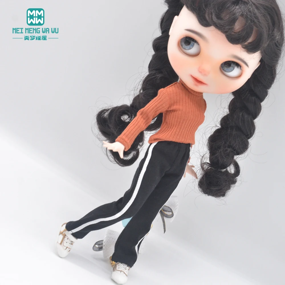 Passend für Blyth Azone OB22 OB24 Puppenkleidung und Zubehör, bonbonfarbener Rollkragenpullover, Leggings – Detail 12